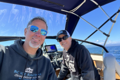 Mike salmon fishing with Mike Mike salmon fishing with Mike