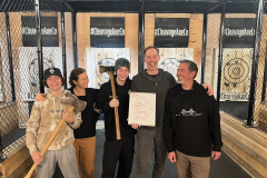 Axe throwing in Sun Peaks Axe throwing in Sun Peaks